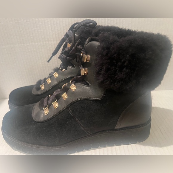 COLE HAAN ZEROGRAND Leather & Wool Hiking Boot Casual WearWomen’s Size 8 NEW - Picture 4 of 16